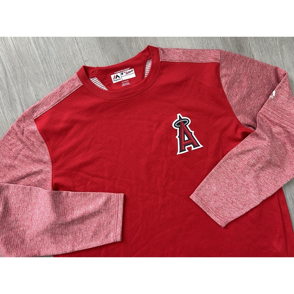 Los Angeles Angels MLB Majestic Authentic Collection Team Warmup Mens 2XL
